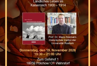 Invitation to a Lecture // © Förderverein zur Erhaltung der Dorfkirche Buchholz e. V. Invitation to a Lecture // © Förderverein zur Erhaltung der Dorfkirche Buchholz e. V.