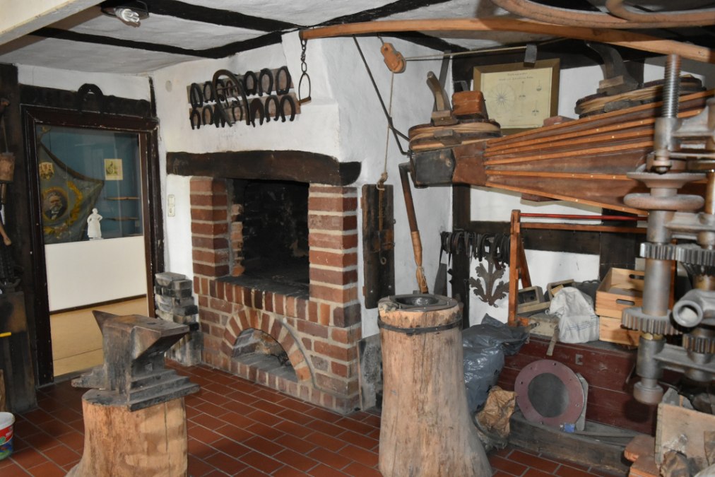 Zwarte keuken in het museum, © Stadt Friedland Zwarte keuken in het museum, © Stadt Friedland