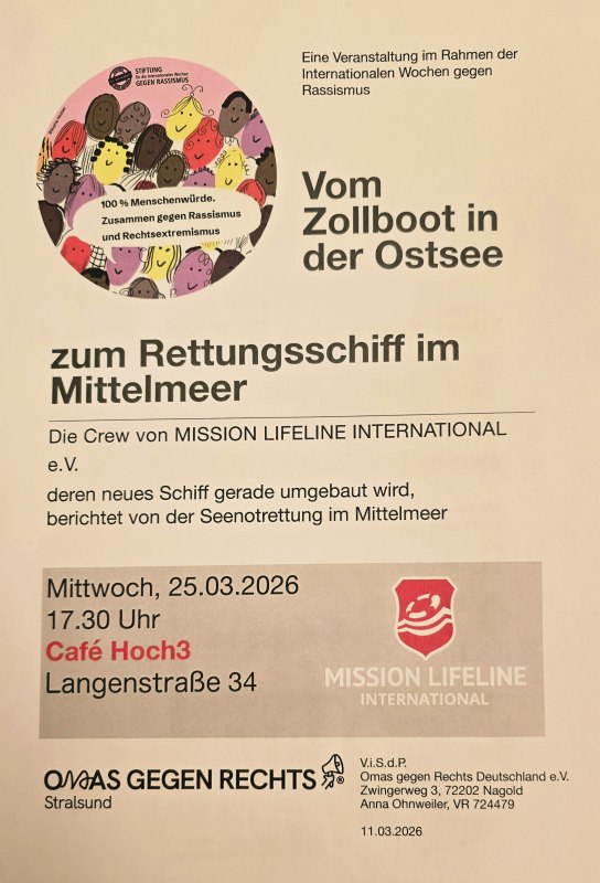 Event flyer // &copy; OMAS GEGEN RECHTS Stralsund