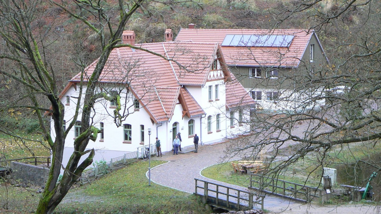 Uitzicht op het jeugdboscentrum // © Nationalparkamt Müritz Uitzicht op het jeugdboscentrum // © Nationalparkamt Müritz