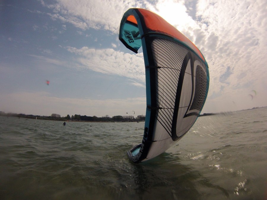 Kitesurfen op de ondiepe waterplek in Pepelow, © Kitesurfschule Pepelow