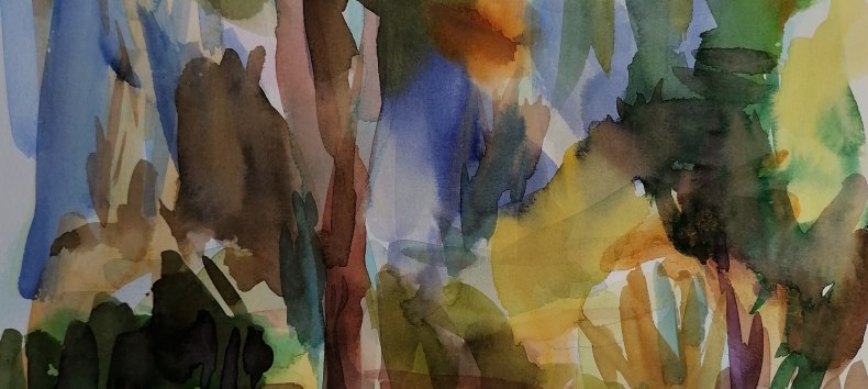 Watercolor, 2025, 32 x 24 cm // © Anette Riesinger Watercolor, 2025, 32 x 24 cm // © Anette Riesinger