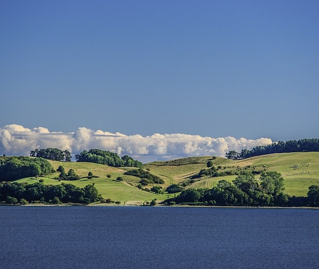 Die Landschaft der Halbinsel M&ouml;nchgut auf R&uuml;gen besticht durch ihre sanften H&uuml;gel // &copy; TZR/C. Thiele