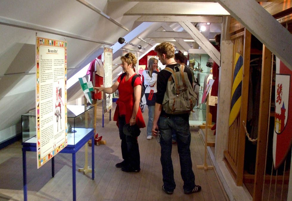 Druk bezochte speciale tentoonstelling "Ridders" in het Haffmuseum, © Haffmuseum