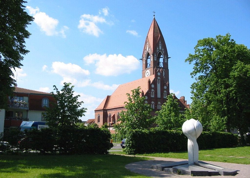 Maria-Rosenkranz-Königin-Kerk,
Katholieke kerk Demmin, © Hansestadt Demmin