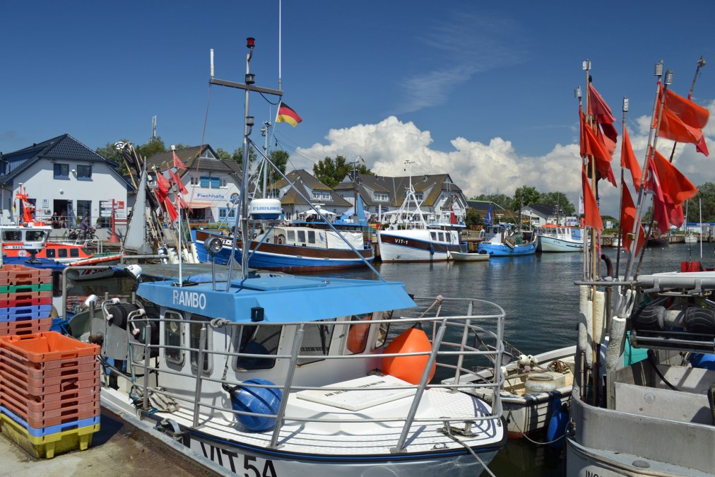 Fishing port in Vitte, © Hiddenseer Hafen- und Kurbetrieb