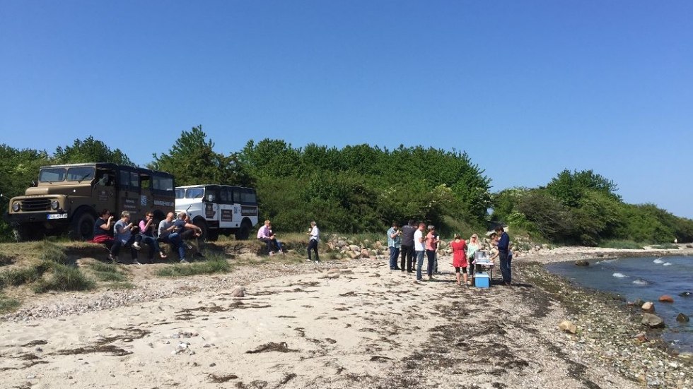 Erwtensoep stop op het strand bij Neukamp, © Volker Barthmann