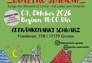 Laden Konzert am 3. Oktober in Gnoien // © Warbelstadt Gnoien Laden Konzert am 3. Oktober in Gnoien // © Warbelstadt Gnoien