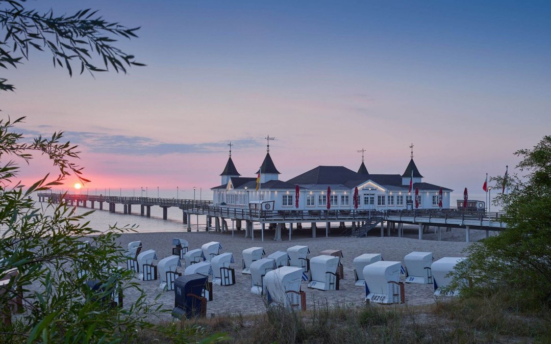 Pier in de badplaats Ahlbeck, &copy; TMV/Grundner
