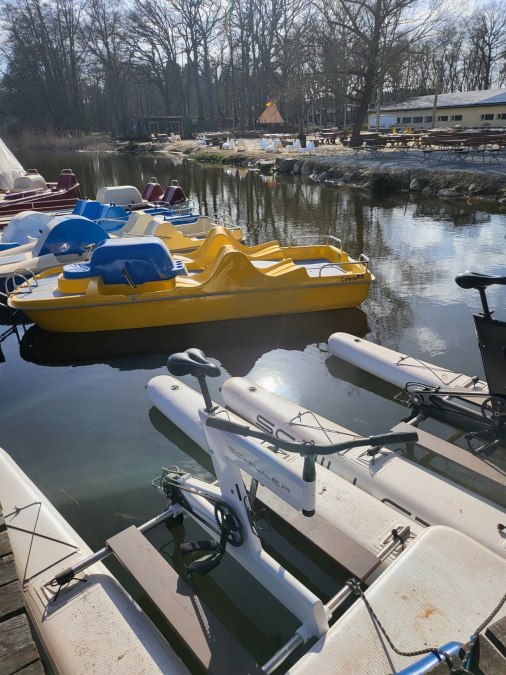 Tretboote-Wasserfahrräder, © Dr. Diana Siebert
