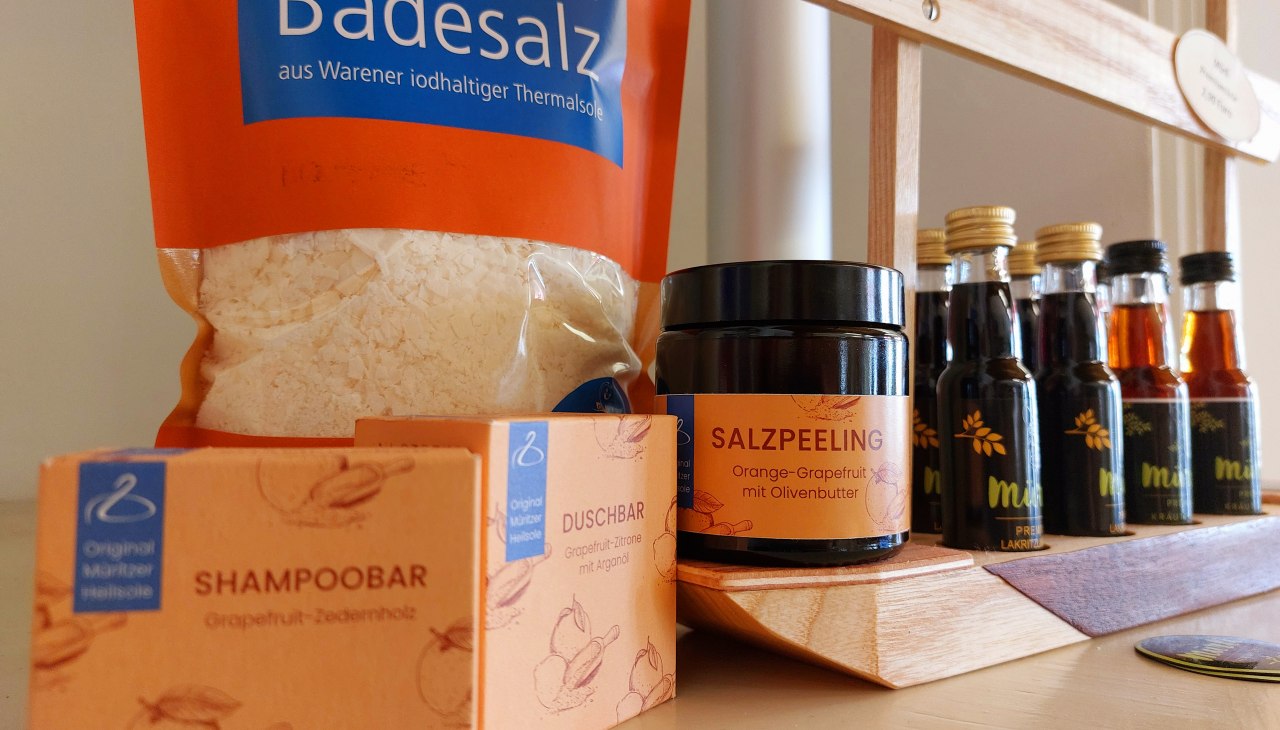 Bath salt products, © Waren (Müritz)-Information