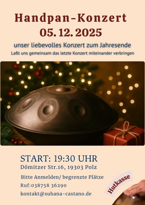 Koncert z handpanem, © Handpan Konzert