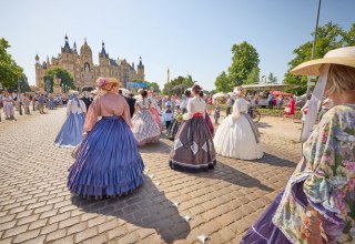 Schwerin celebrates its fairytale castle with a big party on the castle festival weekend. // &copy; Oliver Borchert
