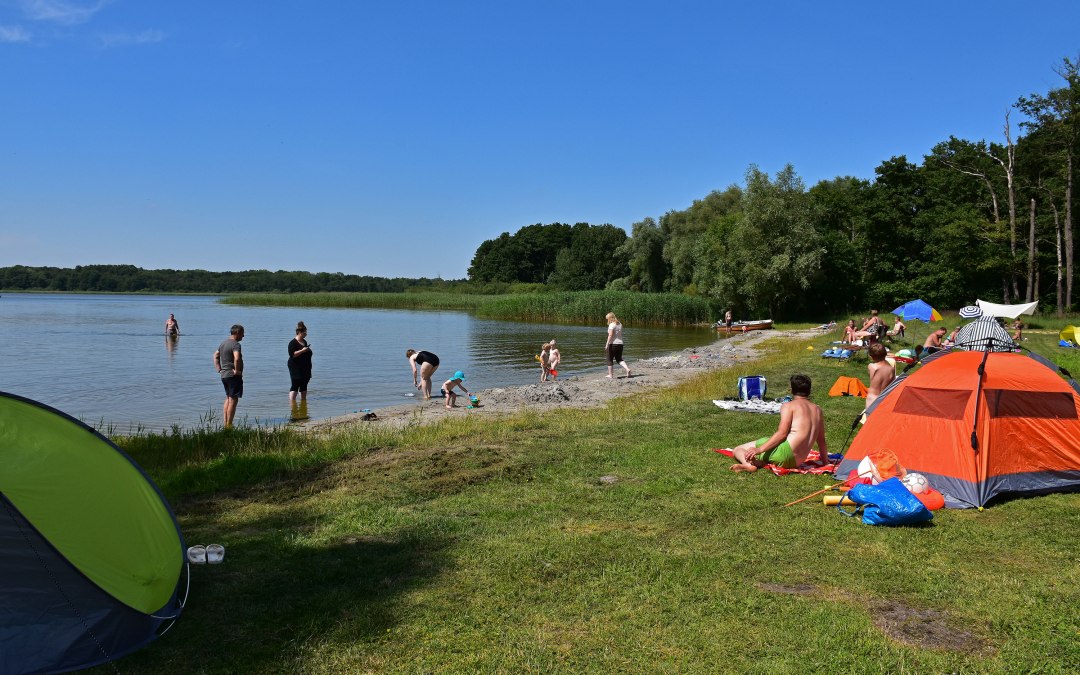 Campsite own beach, © Campingpark Seedorf