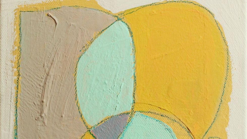 Abstract - Little Treasure on canvas, &copy; Kristin Damaschke