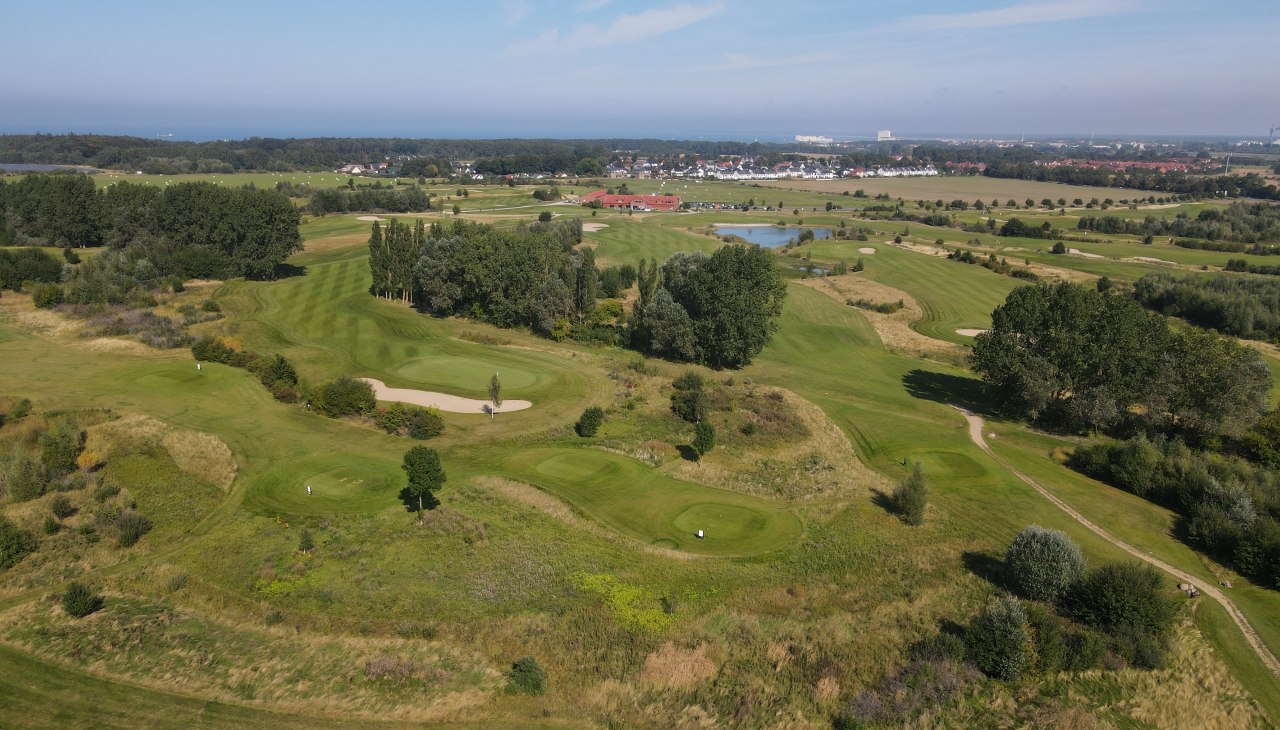 von Bahn 5 zum CH, © Golfanlage Warnemünde