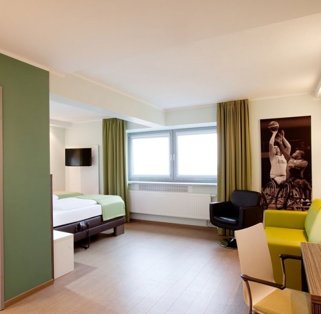 Drempelvrije kamer in Hotel Sportforum, © Hotel Sportforum