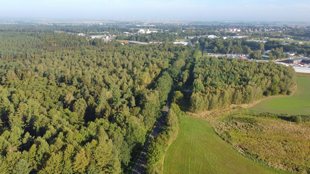 Uitzicht op Bützow, © Landesforst MV