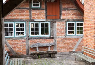 The Altenteilerkate at L&uuml;becker Stra&szlig;e 74. // &copy; Frank Burger