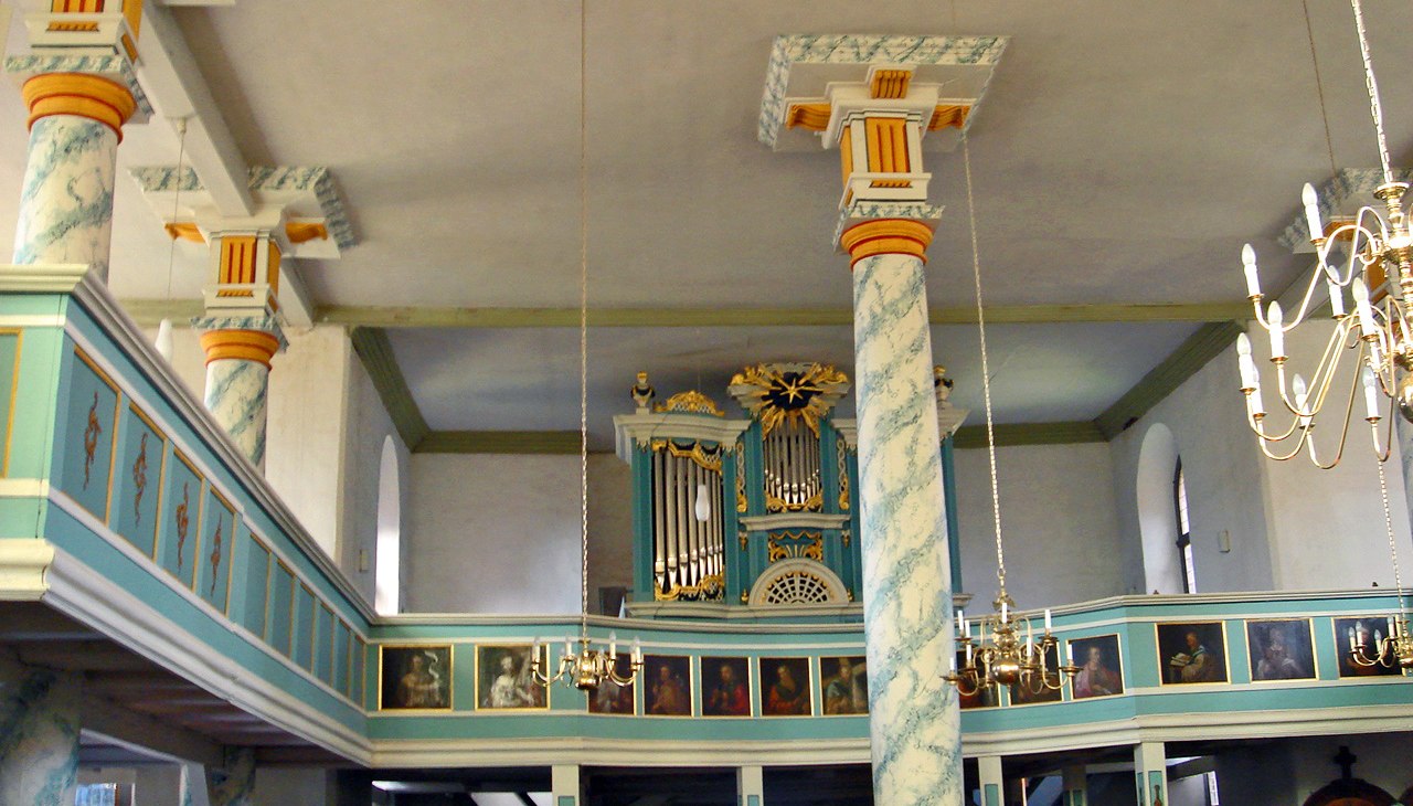 Stavenhagen_Kirche_innen_Orgel, © Stadtkirche Stavenhagen