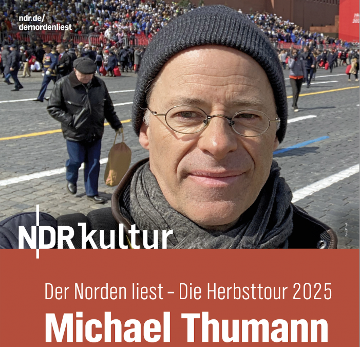 Michael Thumann reads in Schwerin as part of the series "Der Norden liest" by NDR Kultur, © (c) NDR