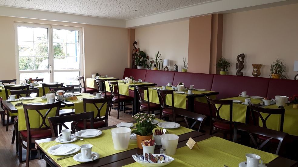 Ontbijtzaal van Pension Idyll, © Bärbel Ahrens
