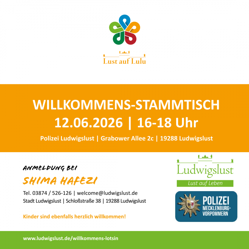 Spotkanie powitalne // &copy; Stadt Ludwigslust