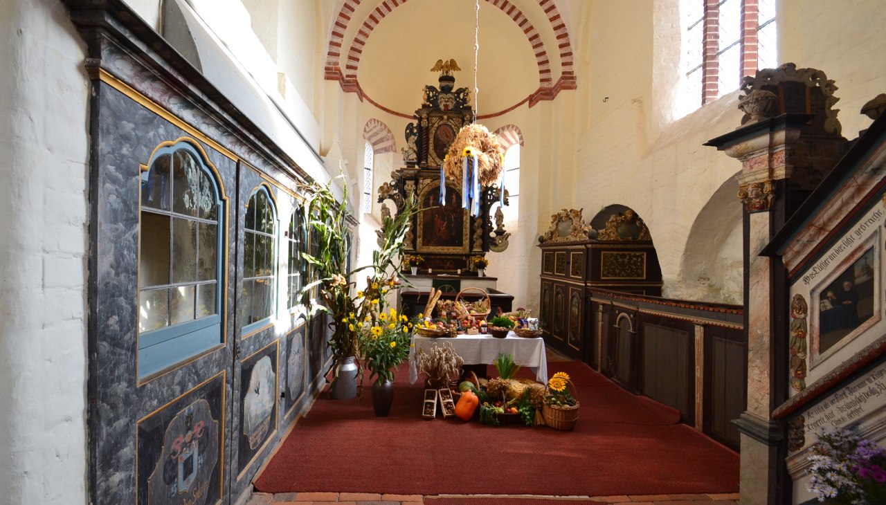 Kościół św. Jana Schaprode - zdjęcie wnętrza -, © Tourismuszentrale Rügen Kościół św. Jana Schaprode - zdjęcie wnętrza -, © Tourismuszentrale Rügen