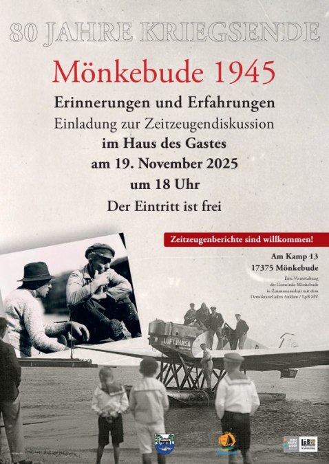 TMV/Poster, © Tourismusbetrieb Mönkebude TMV/Poster, © Tourismusbetrieb Mönkebude