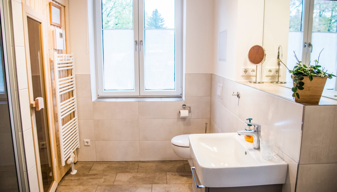 Four apartments have their own sauna, © Lichthof Neubrandenburg