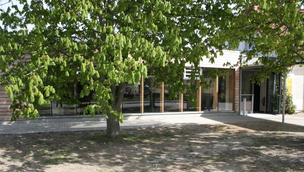 Buitenaanzicht van het informatiecentrum van het Nationale Park in Federow, © Nationalpark-Information Federow