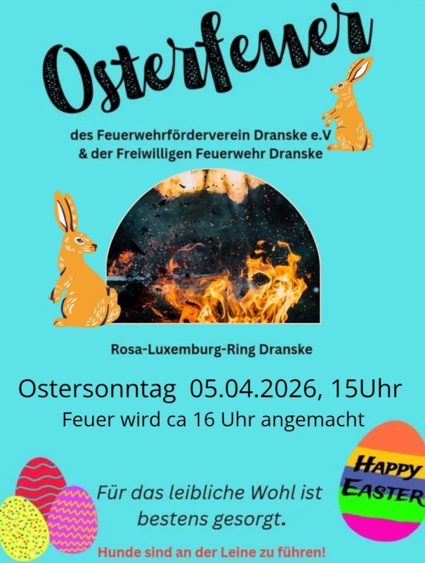 Notice // &copy; Feuerwehrf&ouml;rderverein Dranske e.V.