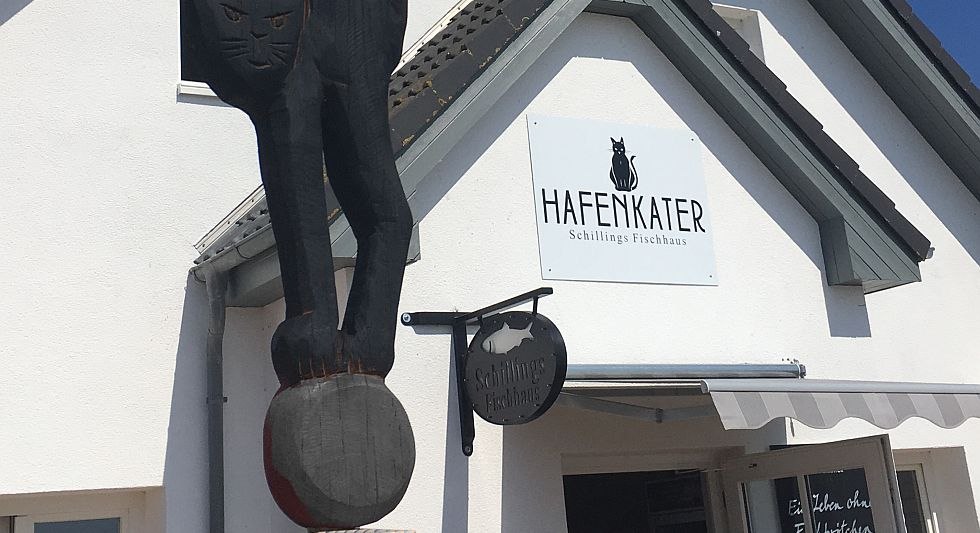 Direct in de haven van Vitte, © Hafenkater