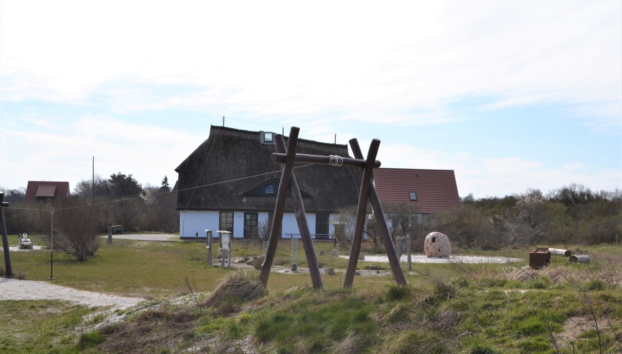Avontuurlijk parcours bij het National Park House in Vitte, © Katrin Köppen