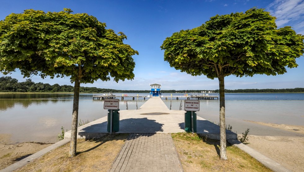 Plaża Barracuda nad jeziorem Neustadt, &copy; TMV/Gohlke