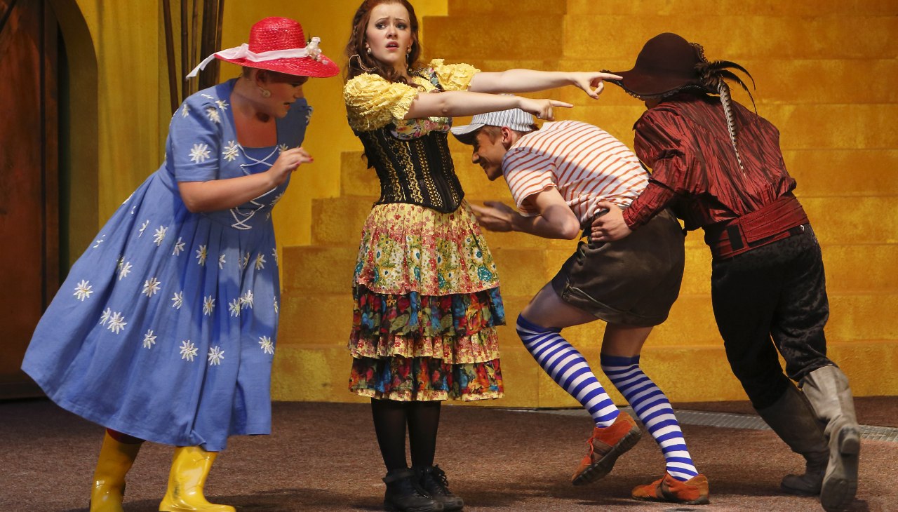 Scena z przedstawienia teatralnego "Vineta", © KoehlerVorpommersche Landesbühne
