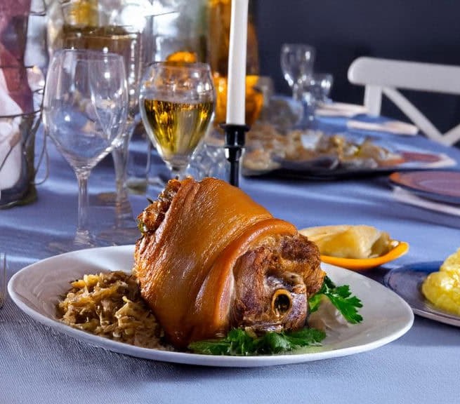 Knuckle of pork, © WEISSE FLOTTE Fahrgastschiffahrt Schwerin GmbH