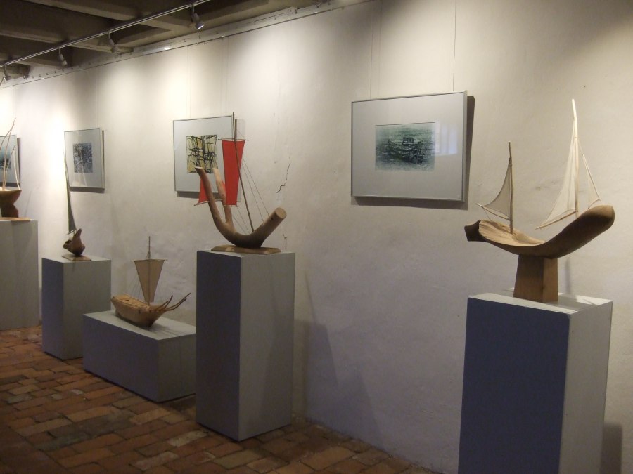 Drewniane modele statk&oacute;w, &copy; S&uuml;dliche Boddenk&uuml;ste