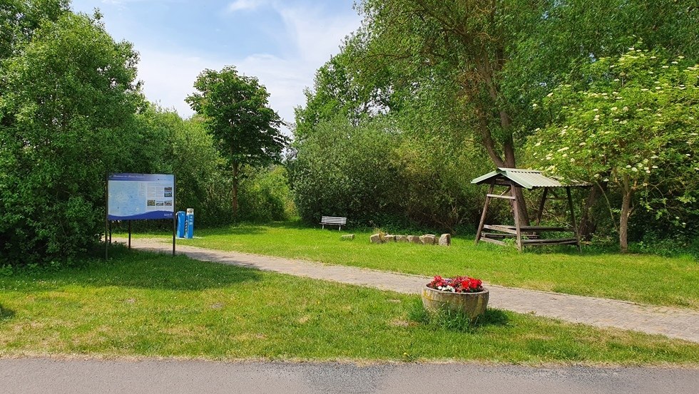 Toegang tot de rustplaats Burow, © TV Mecklenburg-Schwerin e.V.