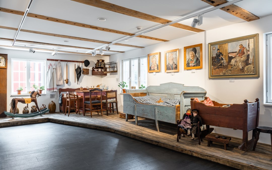 Lokaal historisch museum Mönchgut in Göhren op Rügen met zijn tentoonstelling, © TMV/Gross