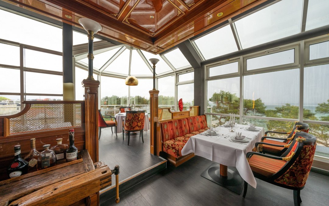 Genusswerkstatt Binz - Restaurant op de 5e verdieping van het Rugard Thermal Strandhotel, © Hotel Arkona Dr. Hutter eK