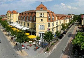 Widok z zewnątrz na Morze Bałtyckie w Kühlungsborn // © Ostsee-Brauhaus AG Hotel Widok z zewnątrz na Morze Bałtyckie w Kühlungsborn // © Ostsee-Brauhaus AG Hotel