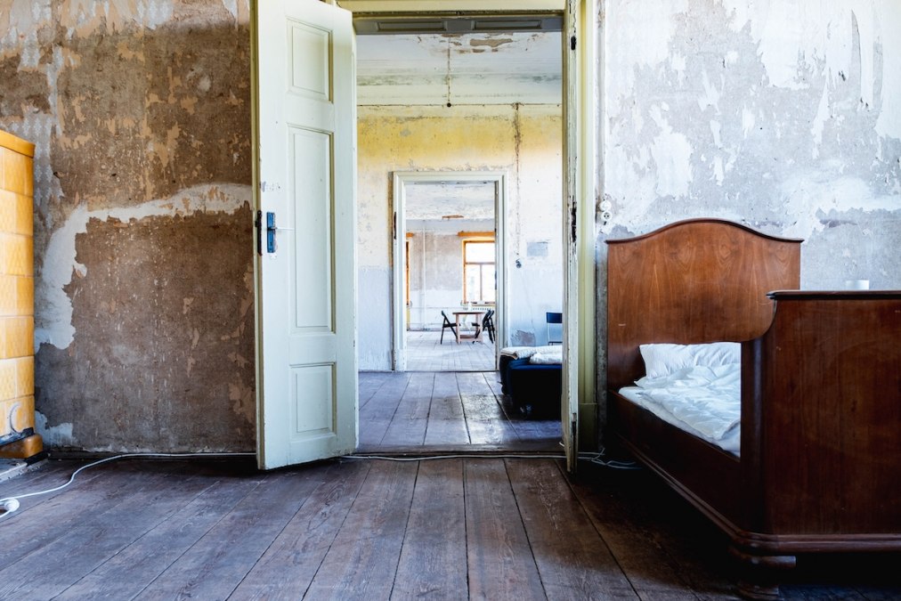 Een van de kamers in het Rossin landhuis, © Verein Schlösser und Herrenhäuser MV / Lars Schoenherr Een van de kamers in het Rossin landhuis, © Verein Schlösser und Herrenhäuser MV / Lars Schoenherr