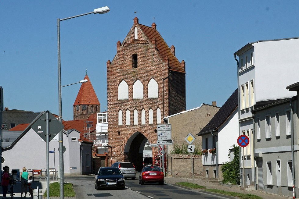 Uitzicht op de Greifswaldpoort // © Sabrina Wittkopf-Schade Uitzicht op de Greifswaldpoort // © Sabrina Wittkopf-Schade