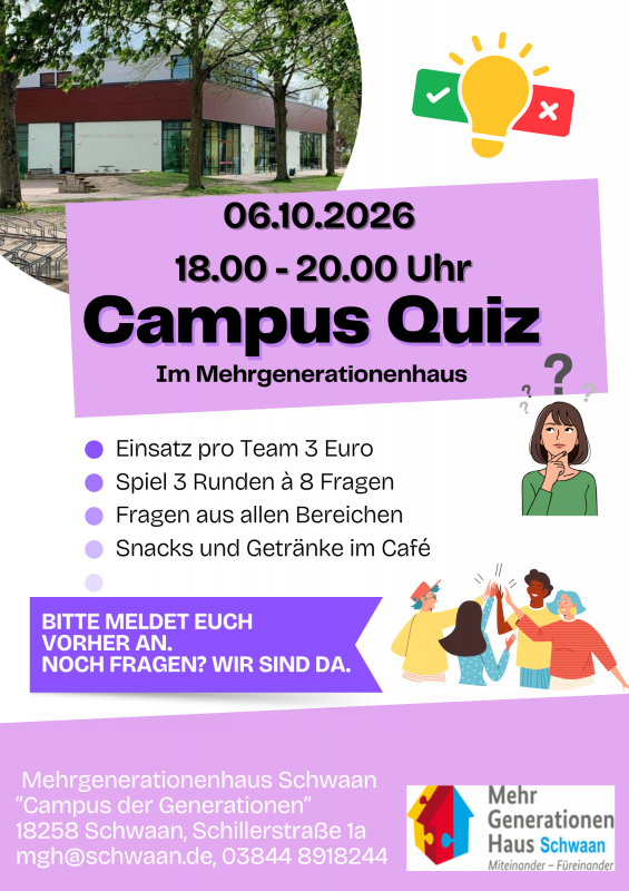Our Quiz // © T. Grawe Our Quiz // © T. Grawe