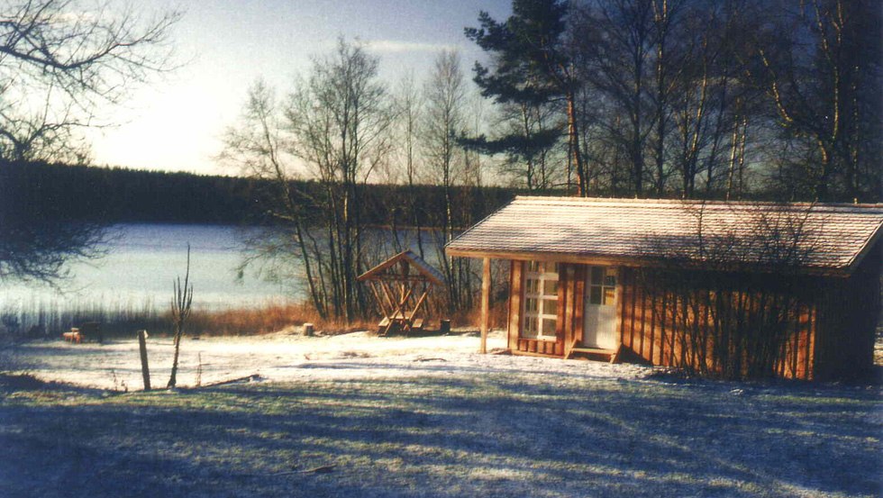 Blokhut sauna aan het meer, © Thomas Ziebuhr