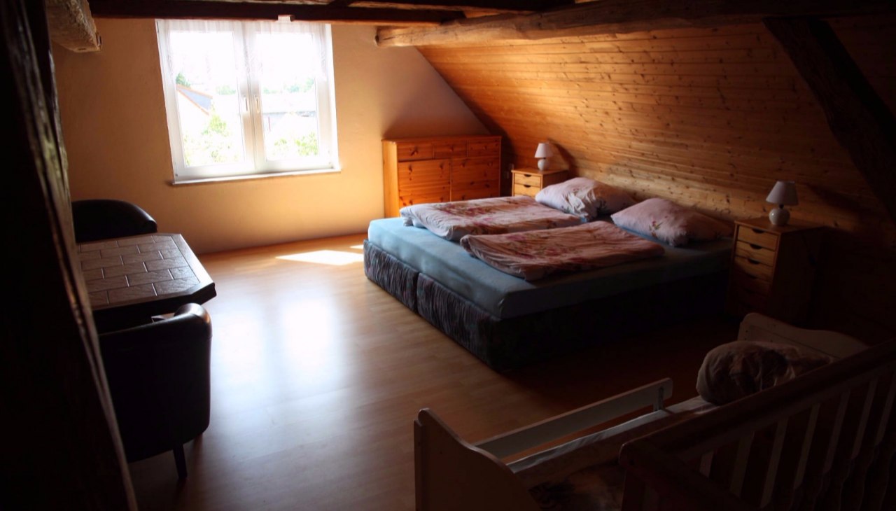 De slaapkamer op de galerij, © Mario Bünger De slaapkamer op de galerij, © Mario Bünger