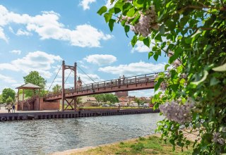 Pedestrian bridge in Anklam // &copy; MV-T/Tiemann