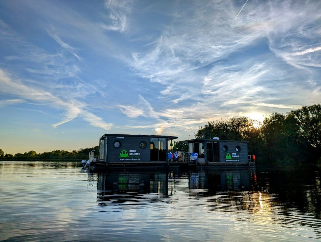 Mobiele flats op het water // © River Holidays Mobiele flats op het water // © River Holidays