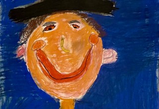 Pastellzeichnung, Emil 7 Jahre // © Ute Laux Pastellzeichnung, Emil 7 Jahre // © Ute Laux